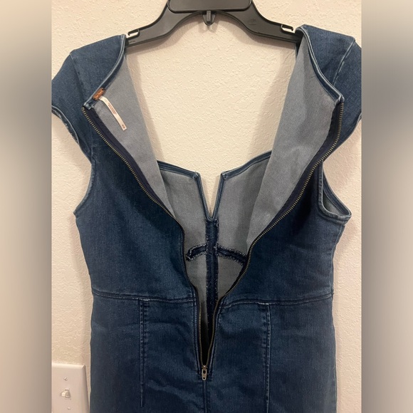 🎁Free People Lia Denim Dress & Handkerchief Dress 🎁 - Picture 10 of 11